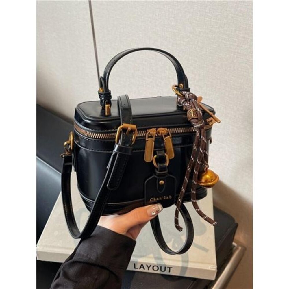 Retro Style Boxy Crossbody Bag